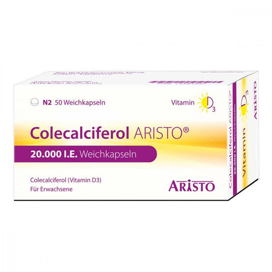 Colecalciferol Aristo 20.000 I.E. Weichkapseln (50 stk)