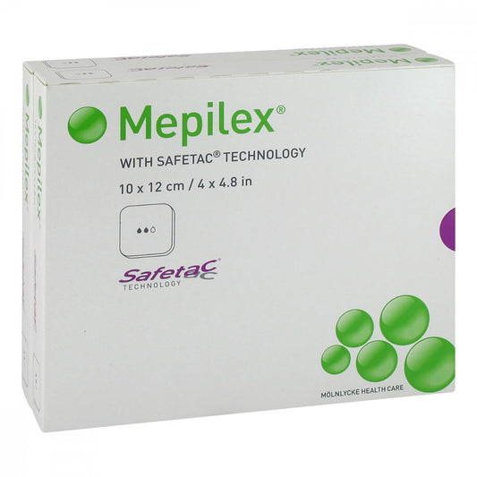 Das Produktfoto zeigt Mepilex 10x12 Cm Schaumverband (10 stk) PZN 14015577