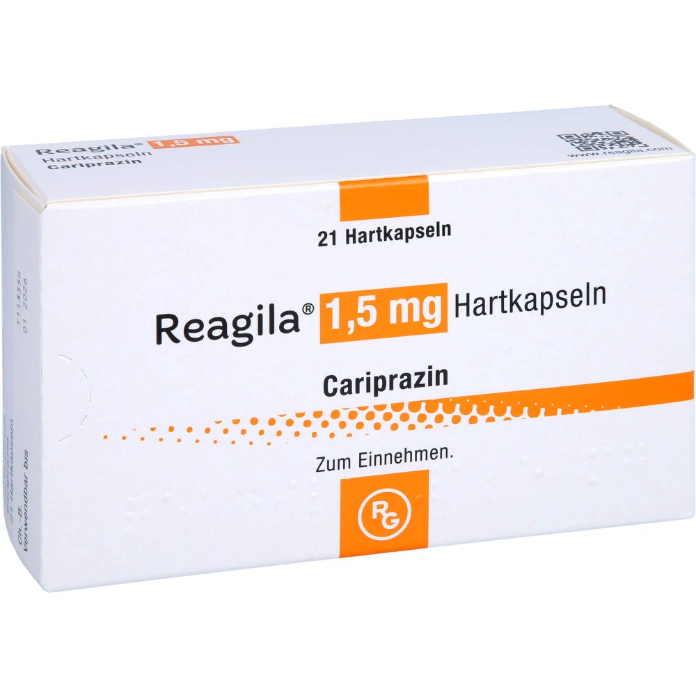 Das Produktfoto zeigt Reagila 1,5 Mg Hartkapseln (21 stk) PZN 14016453