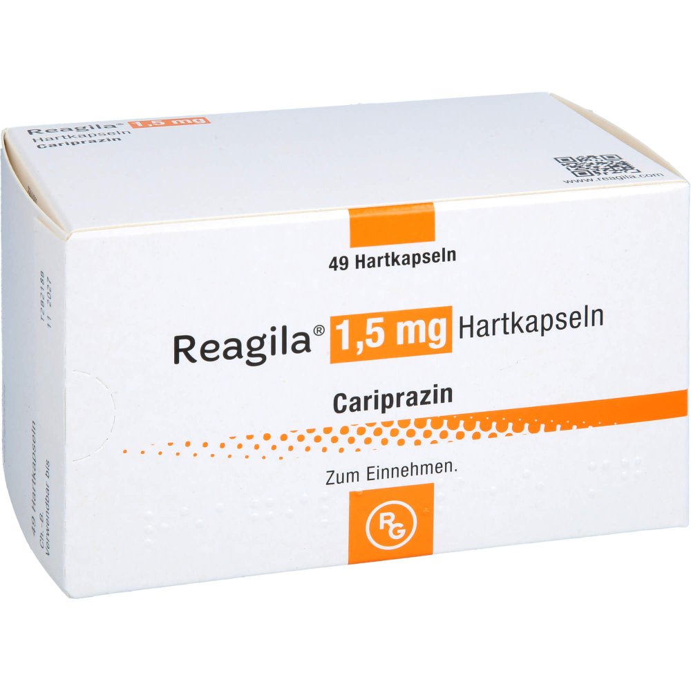 Das Produktfoto zeigt Reagila 1,5 Mg Hartkapseln (49 stk) PZN 14016476