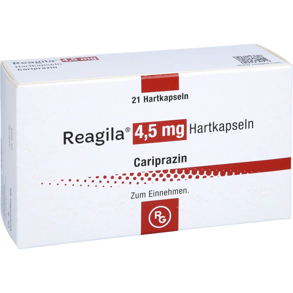 Das Produktfoto zeigt Reagila 4,5 Mg Hartkapseln (21 stk) PZN 14016571