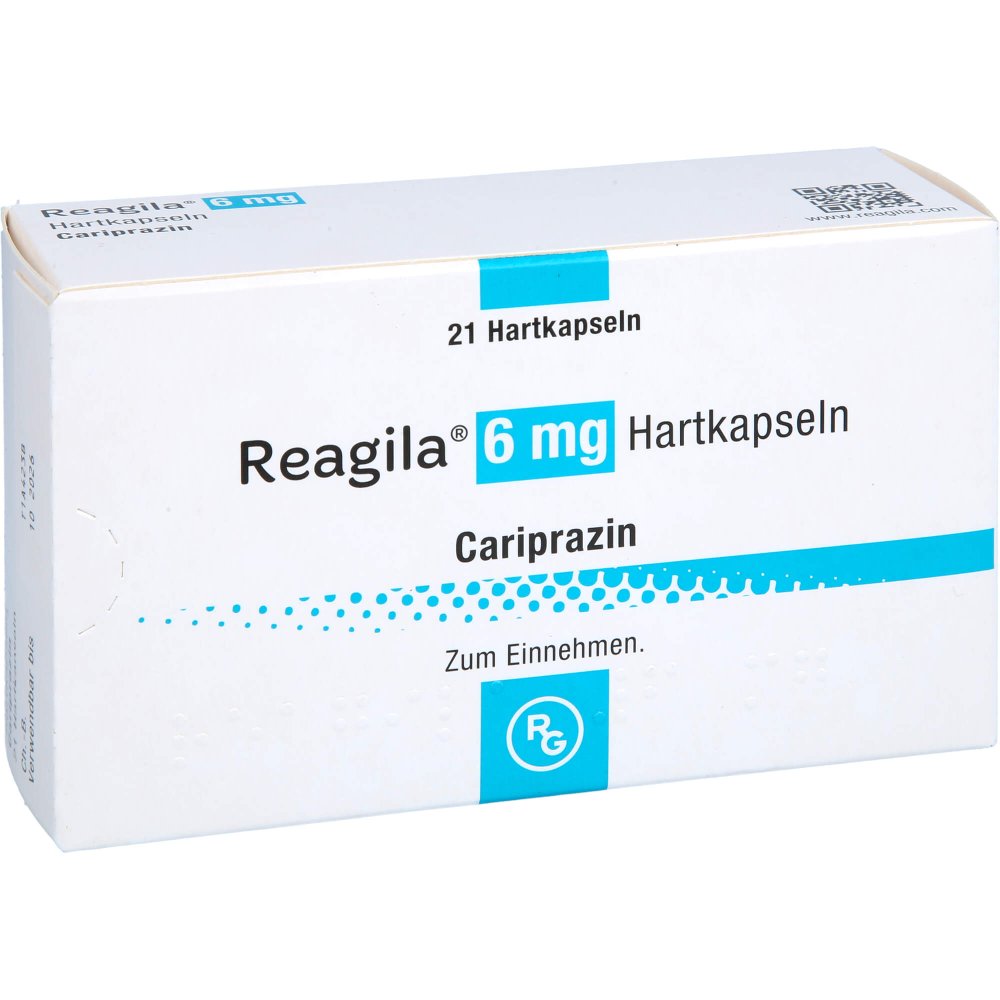 Das Produktfoto zeigt Reagila 6 Mg Hartkapseln (21 stk) PZN 14016625