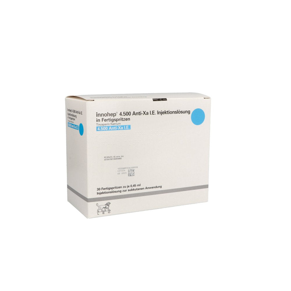 Innohep 4.500 Anti-Xa I.E./0,45ml Inj.-Lsg.I.E.Fs (30X0.45 ml)