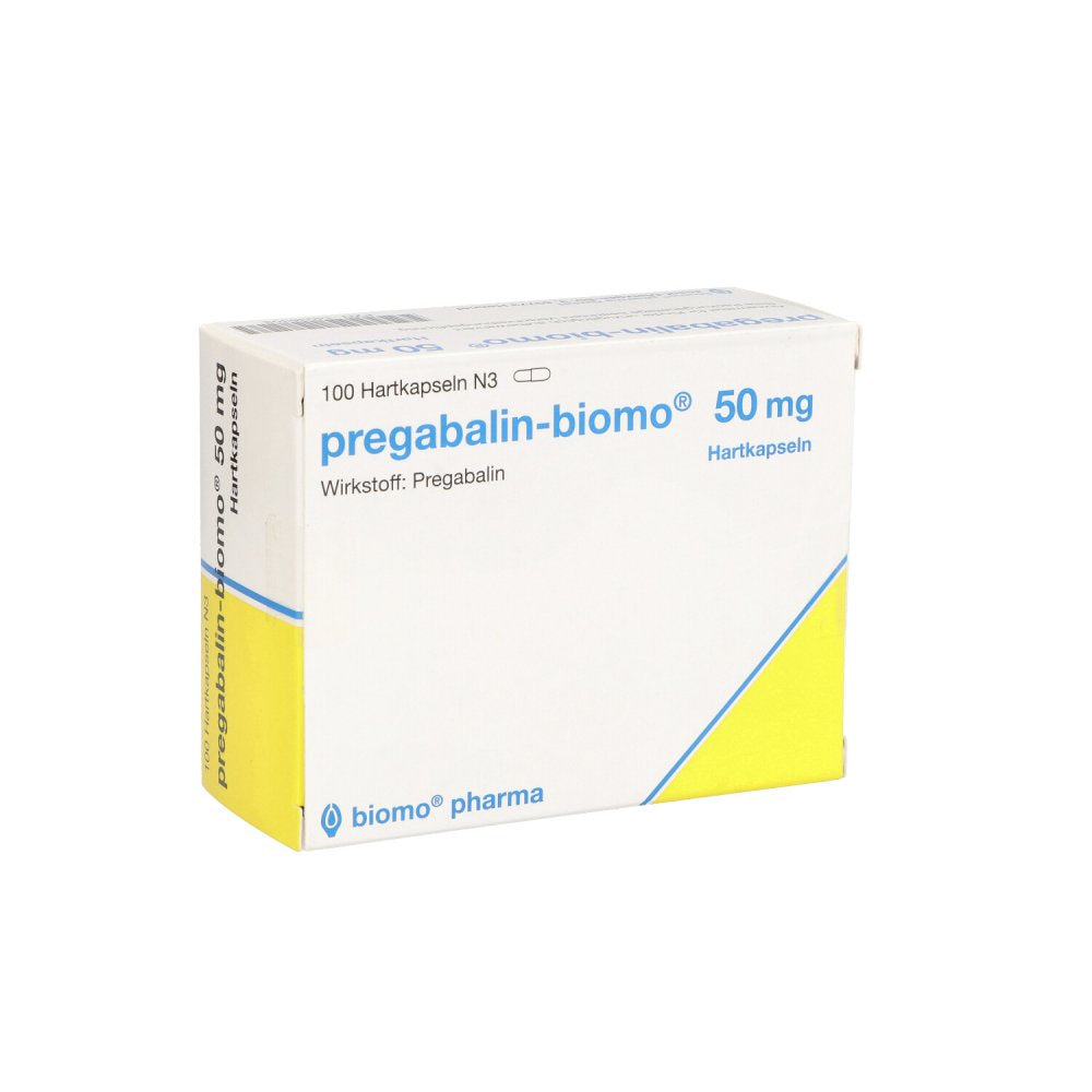 Pregabalin-Biomo 50 Mg Hartkapseln (100 stk)