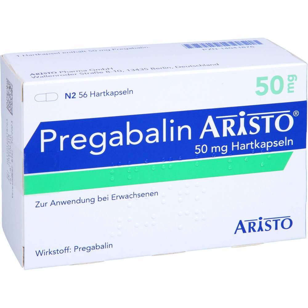 Pregabalin Aristo 50 Mg Hartkapseln (56 stk)