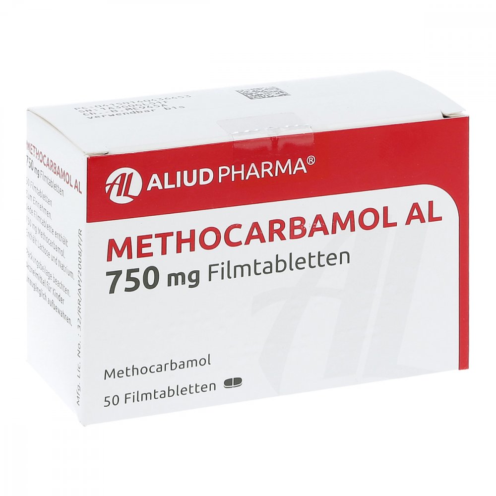 Methocarbamol Al 750 Mg Filmtabletten (50 stk)