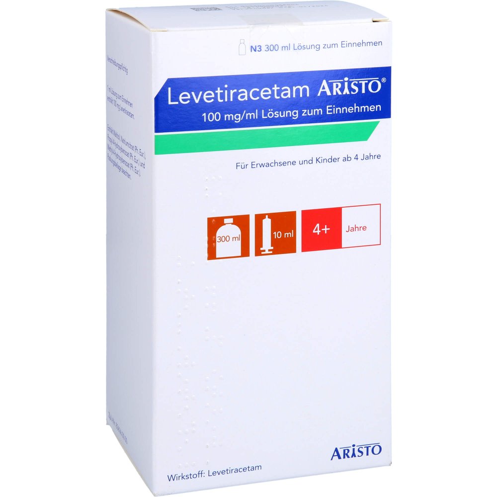 Levetiracetam Aristo 100 Mg/Ml L.Z.E.10ml Dos.Spr. (300 ml)
