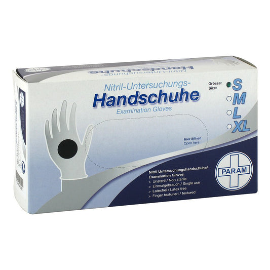 Handschuhe Einmal Nitril S Schwarz (100 stk)
