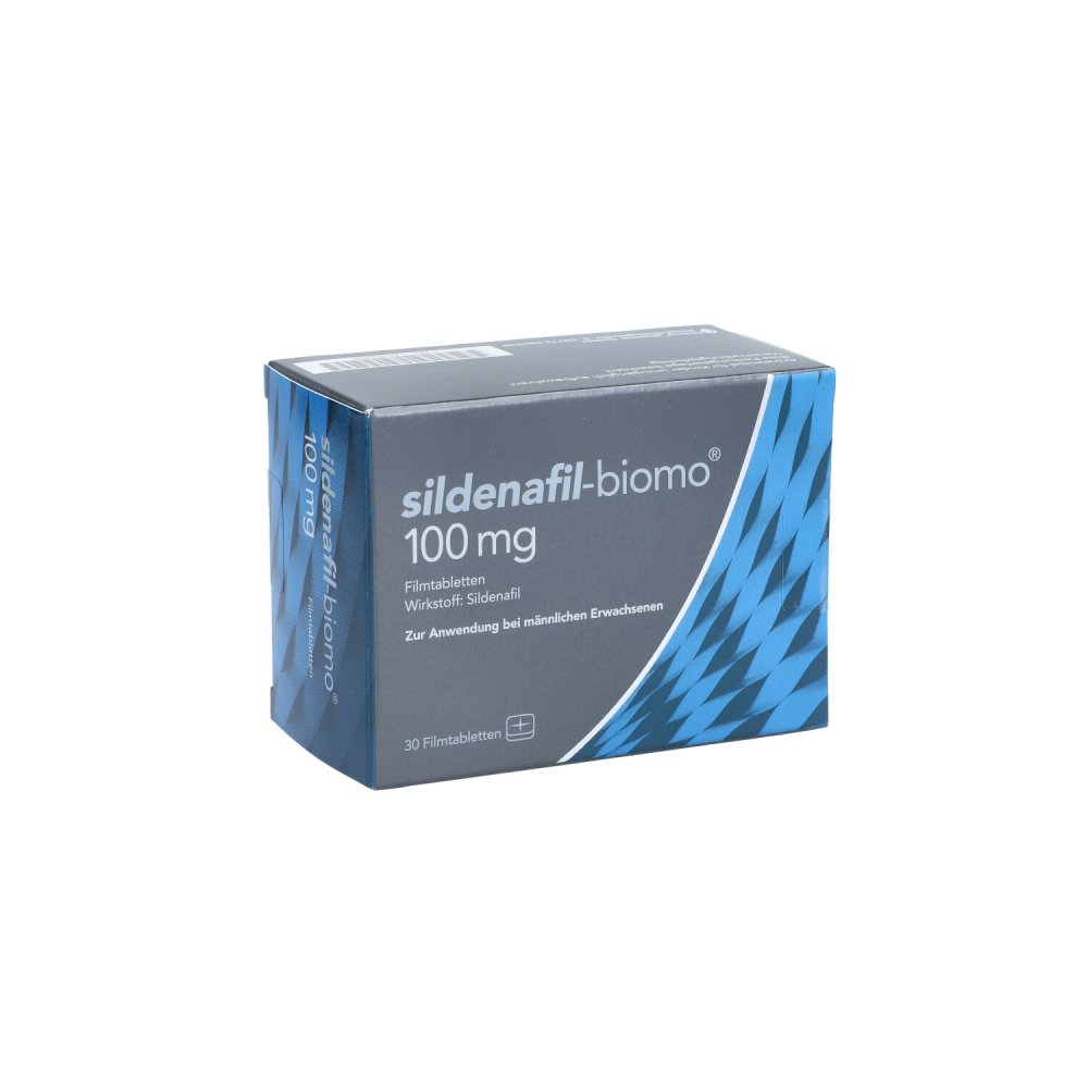 Sildenafil-Biomo 100 Mg Filmtabletten (30 stk)