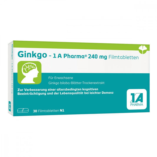 Ginkgo-1a Pharma 240 Mg Filmtabletten (30 stk)