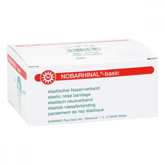 Das Produktfoto zeigt Nobarhinal-Basic Nasenverband Mittel (10 stk) PZN 14139078