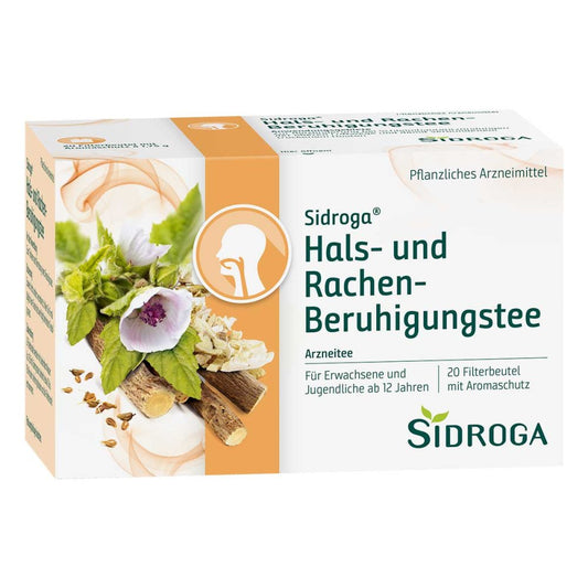 Das Produktfoto zeigt Sidroga Hals- Und Rachen-Beruhigungstee Filterbtl. (20X1.75 g) PZN 14162226
