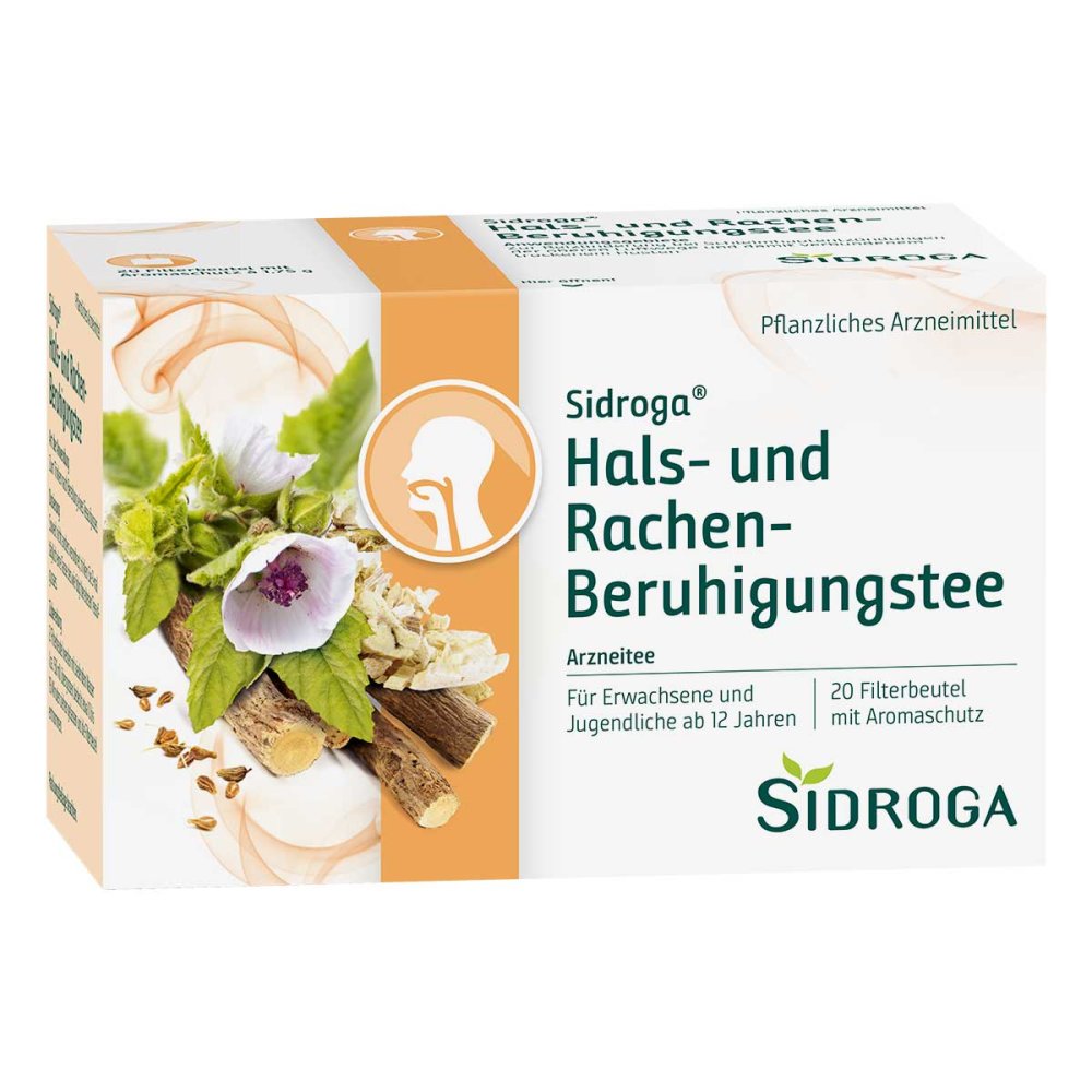 Sidroga Hals- Und Rachen-Beruhigungstee Filterbtl. (20X1.75 g)