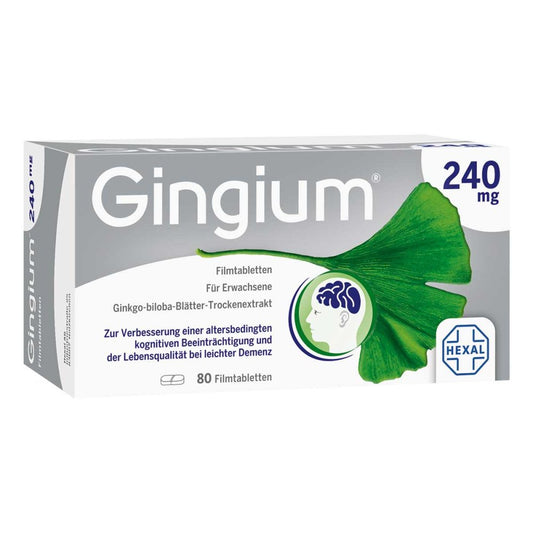 Gingium 240 Mg Filmtabletten (80 stk)