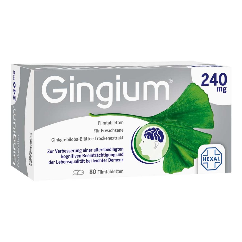 Gingium 240 Mg Filmtabletten (80 stk)