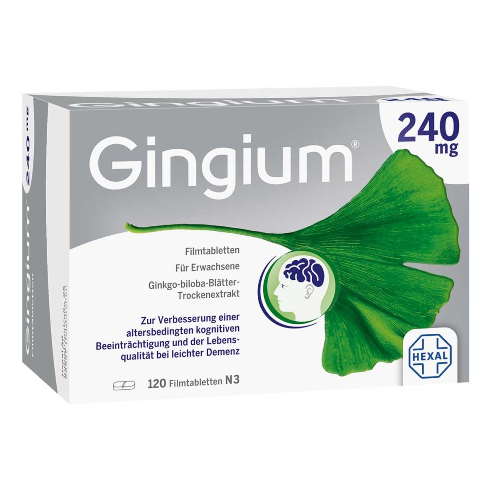 Gingium 240 Mg Filmtabletten (120 stk)