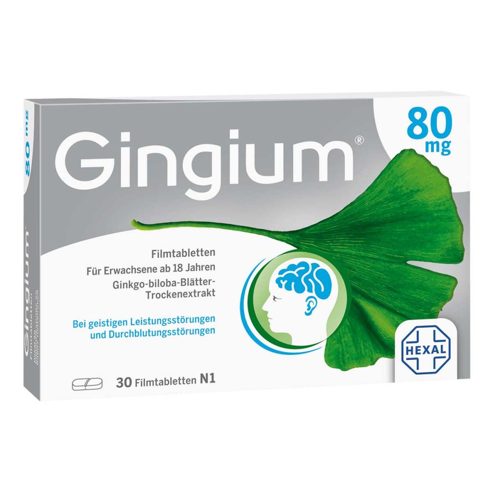 Gingium 80 Mg Filmtabletten (30 stk)