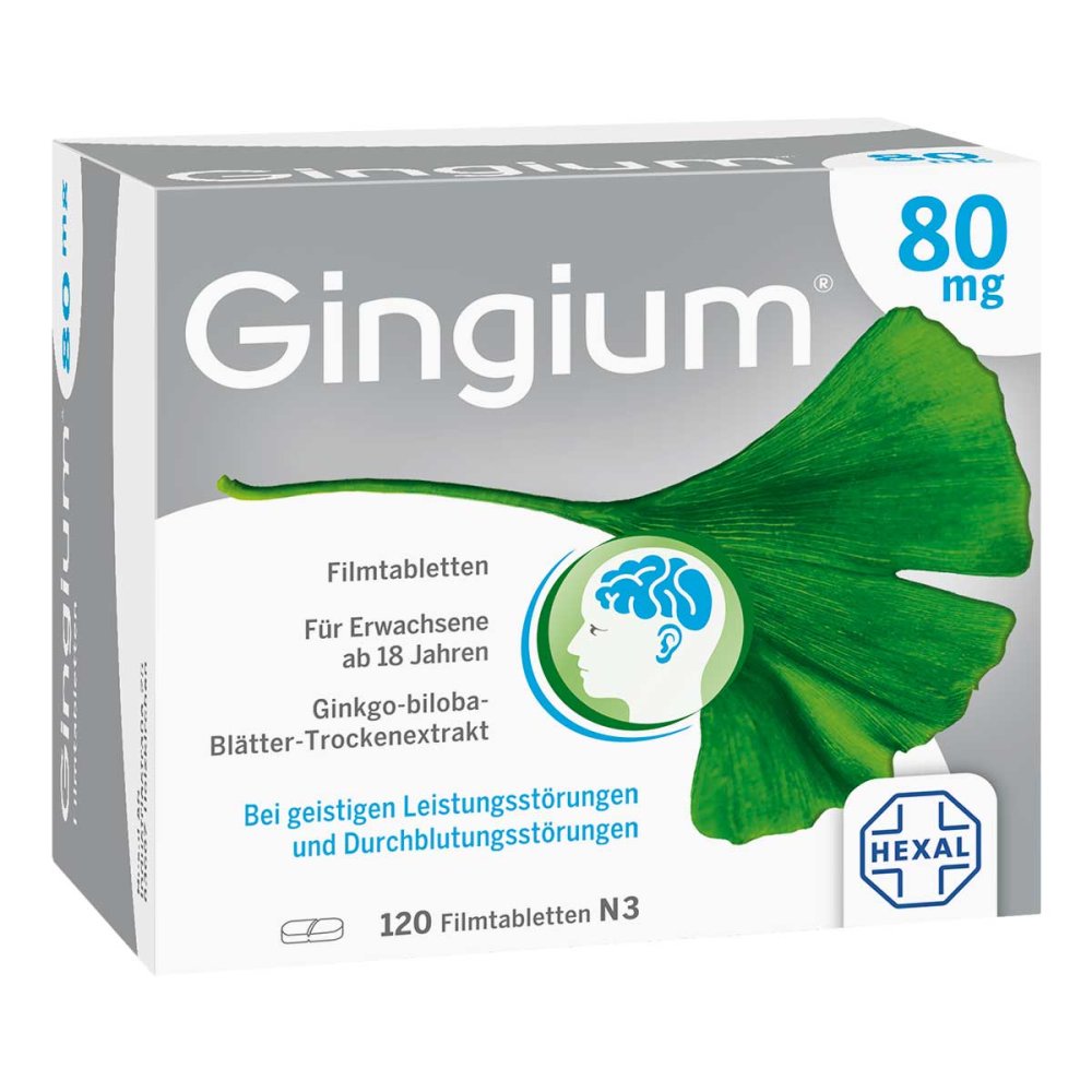 Gingium 80 Mg Filmtabletten (120 stk)