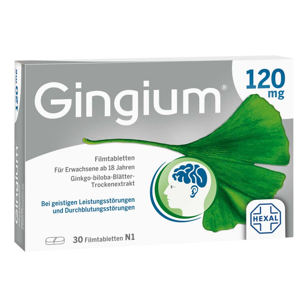 Gingium 120 Mg Filmtabletten (30 stk)