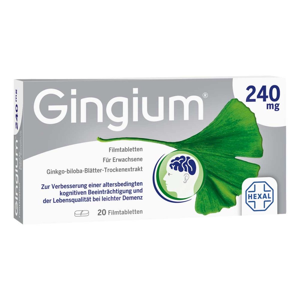 Gingium 240 Mg Filmtabletten (20 stk)