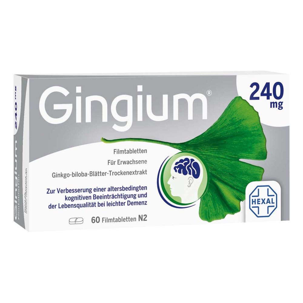 Gingium 240 Mg Filmtabletten (60 stk)