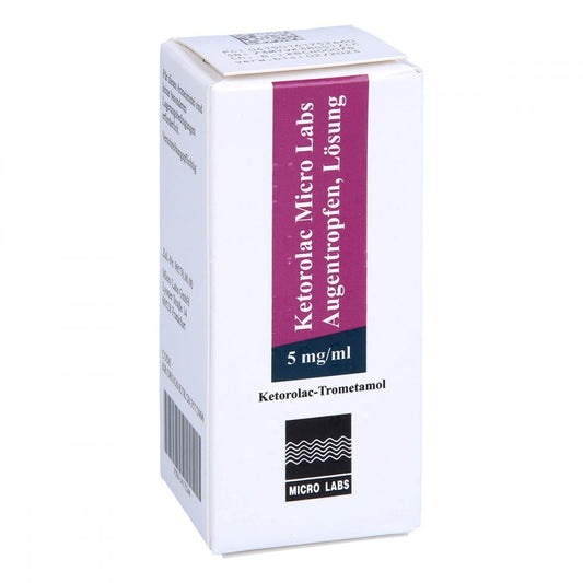 Ketorolac Micro Labs 5 Mg/Ml Augentropfen Lösung (1X5 ml)