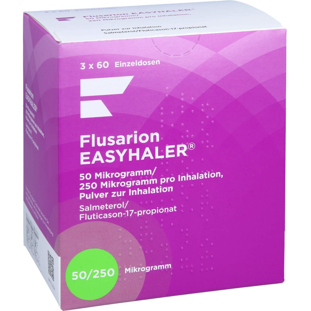 Flusarion Easyhaler 50μg/250μg/Dosis 3x60ed Inh.P. (3 stk)