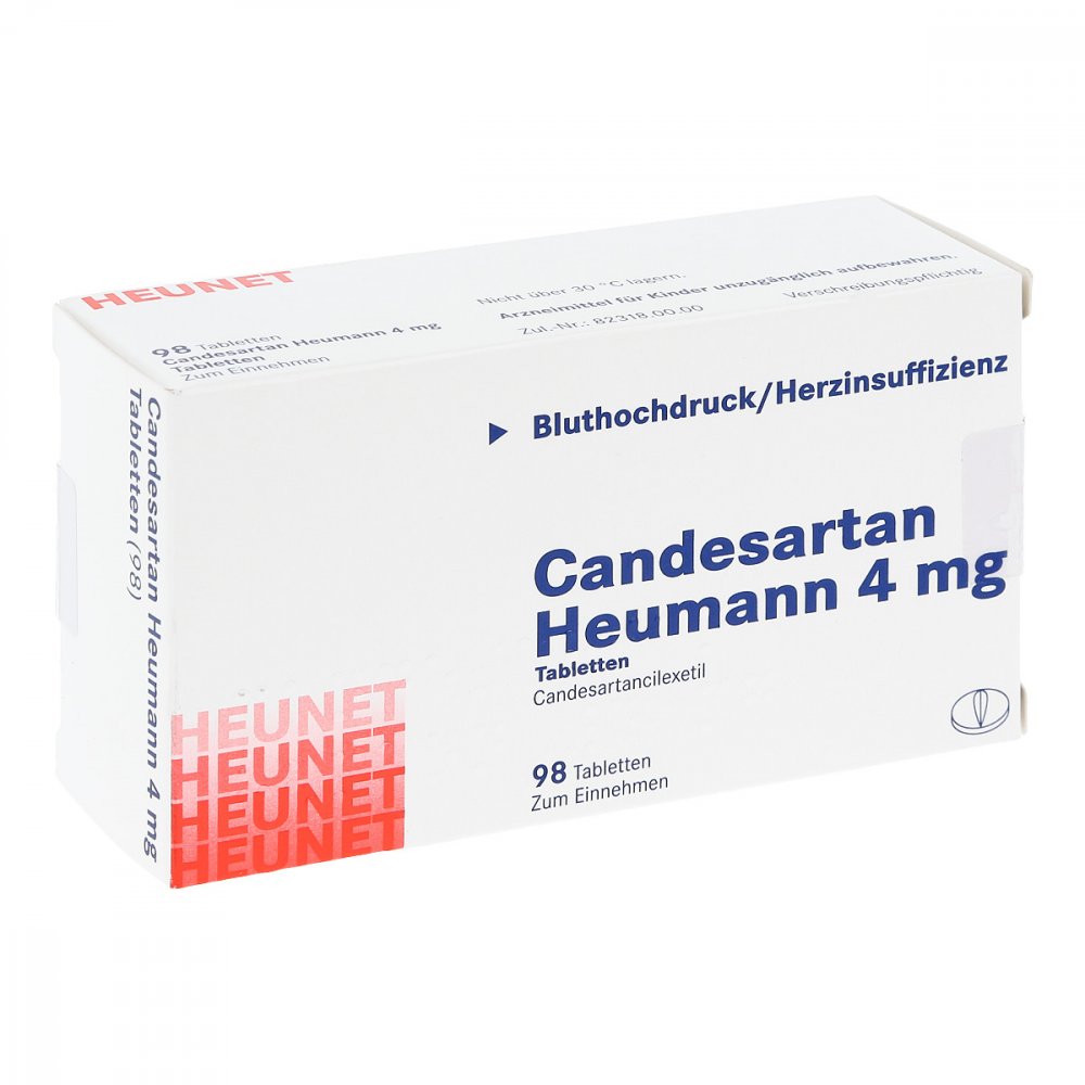 Candesartan Heumann 4 Mg Tabletten Heunet (98 stk)