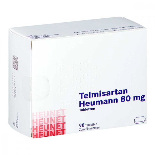 Telmisartan Heumann 80 Mg Tabletten Heunet (98 stk)