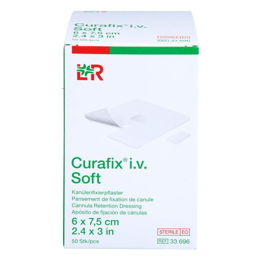 Curafix I.V. Soft Kanülenfixierpfl.6x7,5 Cm (50 stk)
