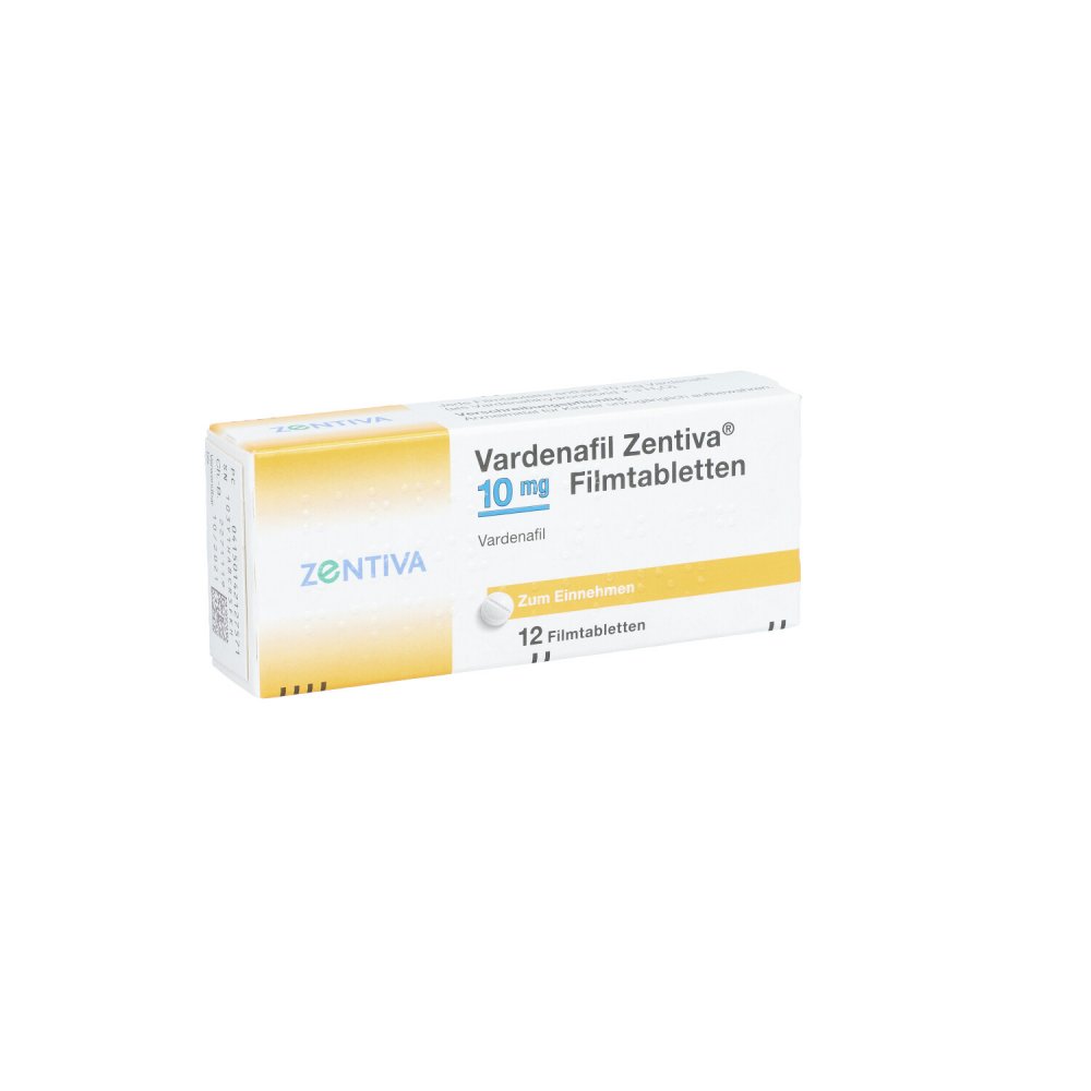 Vardenafil Zentiva 10 Mg Filmtabletten (12 stk)