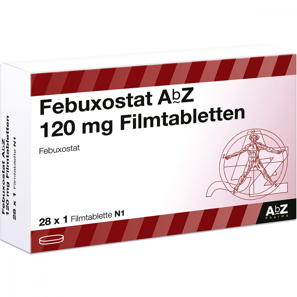 Febuxostat Abz 120 Mg Filmtabletten (28 stk)