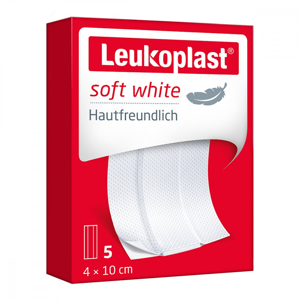 Leukoplast Soft White Pflaster 4x10 Cm (5 stk)