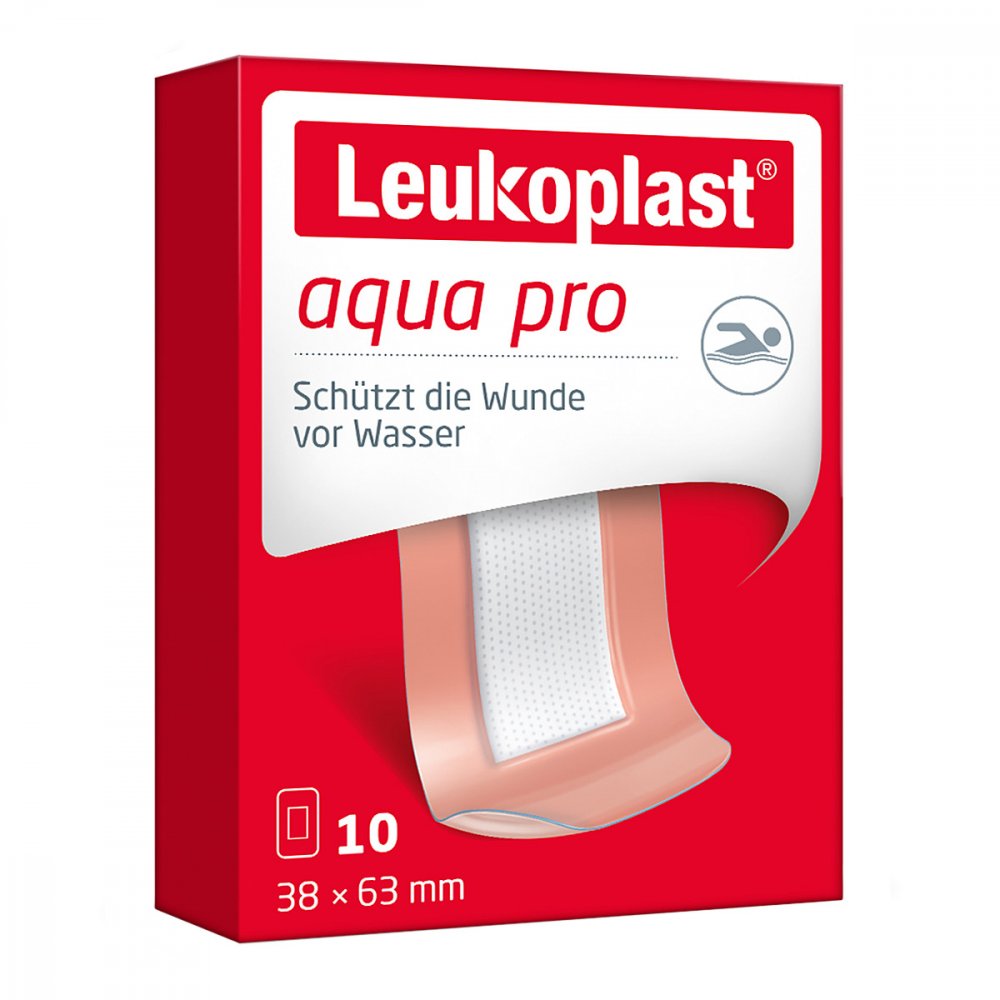Leukoplast Aqua Pro Strips 38x63 Mm (10 stk)