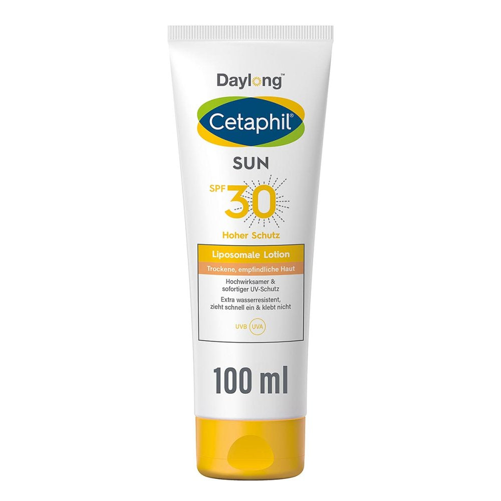 Das Produktfoto zeigt Cetaphil Sun Daylong Spf 30 Liposomale Lotion (100 ml) PZN 14237243