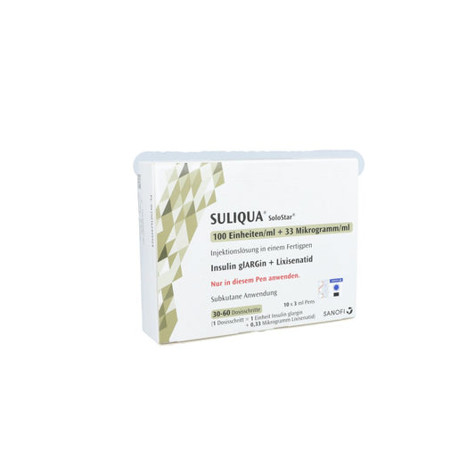Suliqua 100 E/Ml + 33 Μg/Ml Solostar Inj.-Lsg. (10X3 ml)