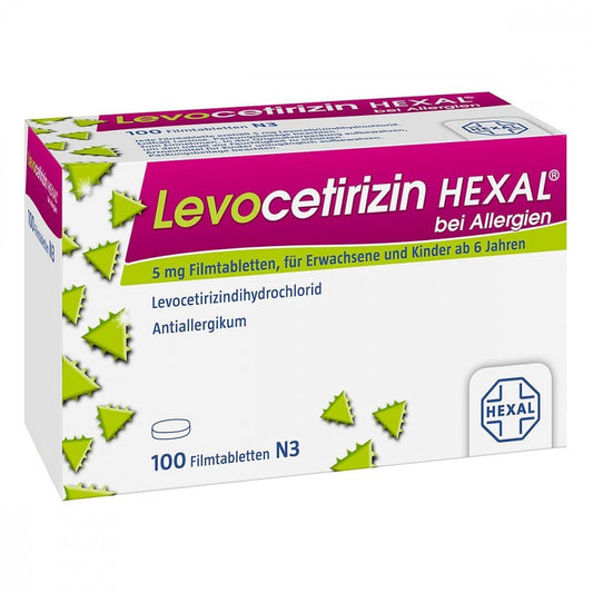 Levocetirizin Hexal Bei Allergien 5 Mg Filmtabl. (100 stk)