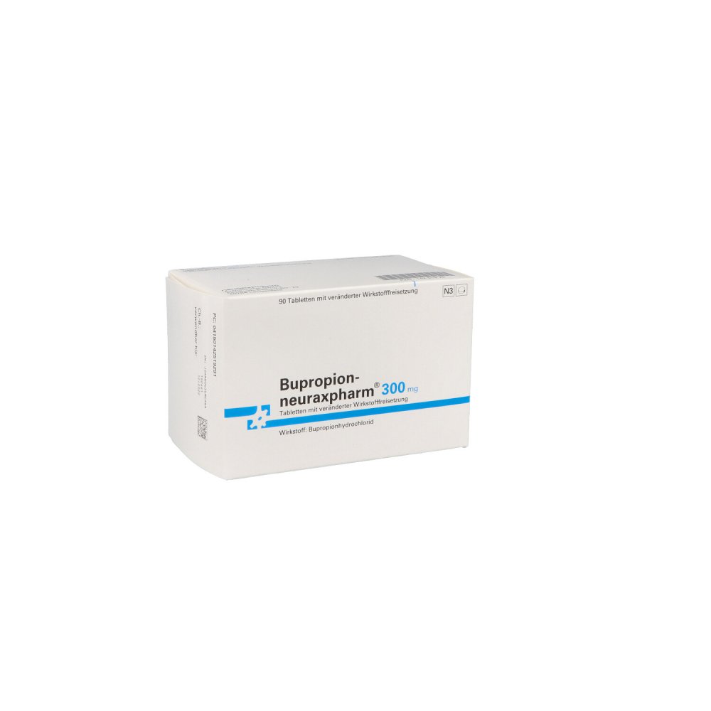 Bupropion-Neuraxpharm 300 Mg Tab.Verä.Wfrs. (90 stk)
