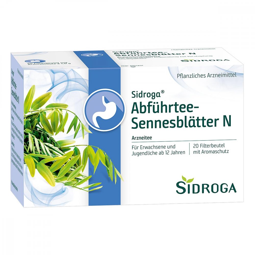 Sidroga Abführtee-Sennesblätter N Filterbeutel (20X1.0 g)