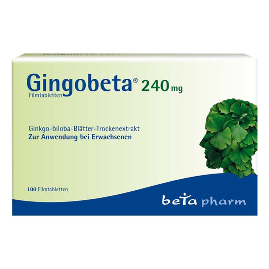 Gingobeta 240 Mg Filmtabletten (100 stk)