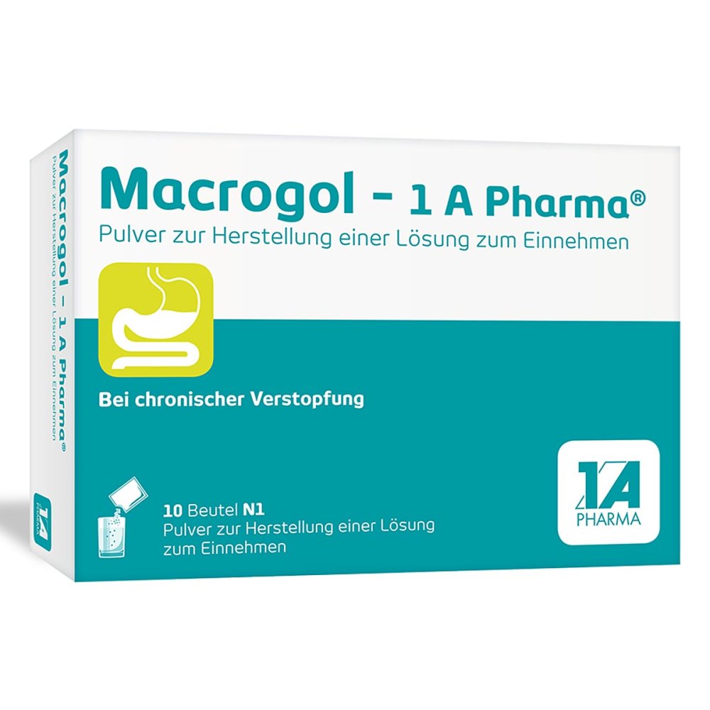 Macrogol-1a Pharma Plv.Z.Her.E.Lsg.Z.Einnehmen (10 stk)