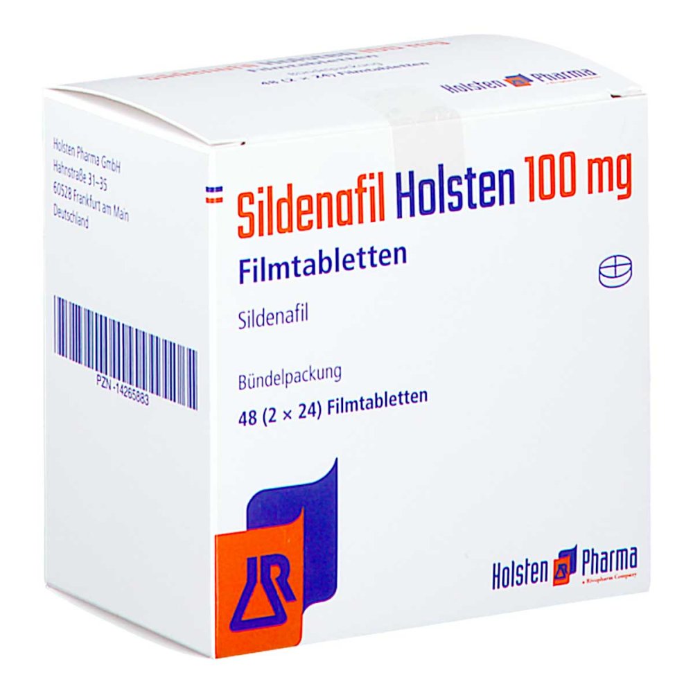Sildenafil Holsten 100 Mg Filmtabletten (48 stk)