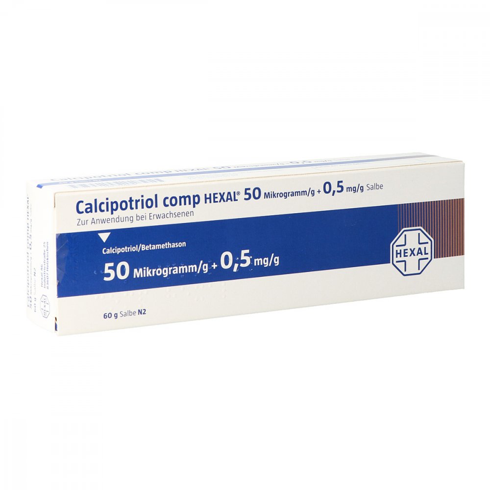 Calcipotriol Comp Hexal 50 Μg/G + 0,5 Mg/G Salbe (60 g)