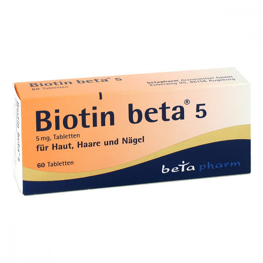 Biotin Beta 5 Tabletten (60 stk)