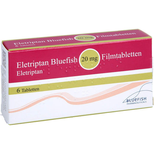 Eletriptan Bluefish 20 Mg Filmtabletten (6 stk)