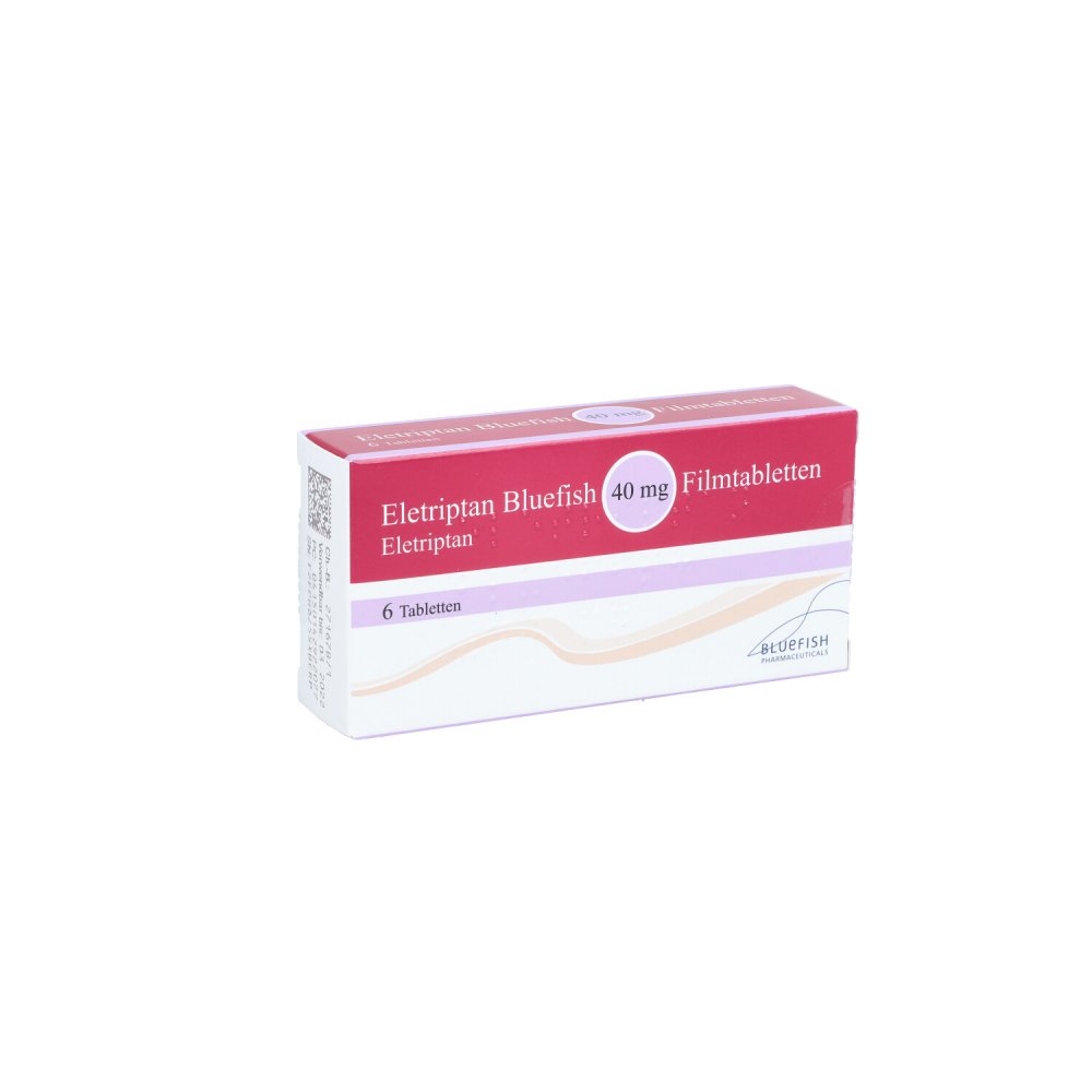 Eletriptan Bluefish 40 Mg Filmtabletten (6 stk)