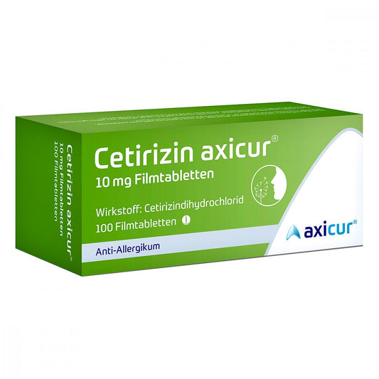 Cetirizin Axicur 10 Mg Filmtabletten (100 stk)