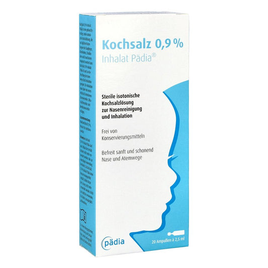 Kochsalz 0,9% Inhalat Pädia Ampullen (20X2.5 ml)