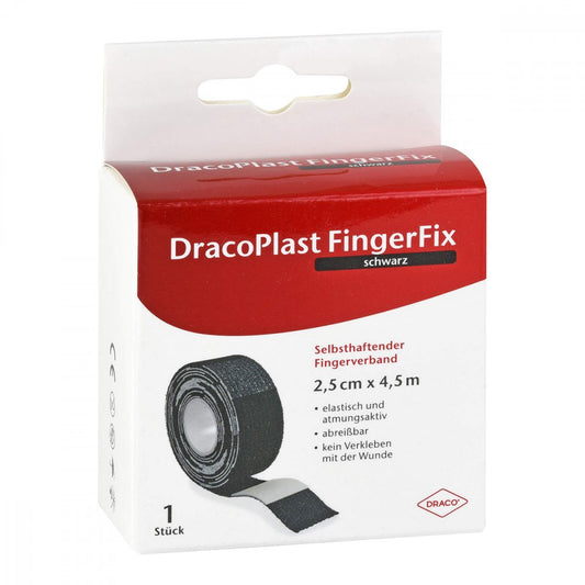 Dracoplast Fingerfix 2,5 Cmx4,5 M M.Wundk.Schw. (1 stk)