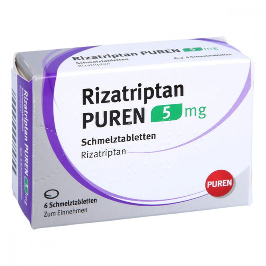 Rizatriptan Puren 5 Mg Schmelztabletten (6 stk)